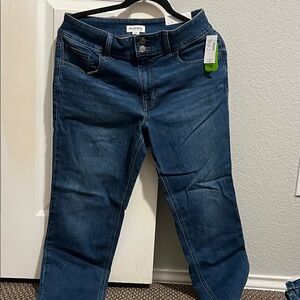 Maurices Dark Blue Straight Leg Jeans